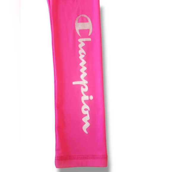 Girls size large Champion Leggings , new without tag, bright pink leggings - Picture 6 of 8